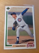 1991 Upper Deck Final Edition #3F LANCE DICKSON Chicago Cubs Rookie Card, (MINT)