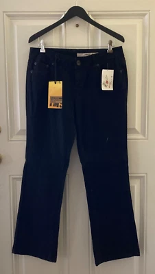 DKNY Women's Black Ludlow Boot Cut Jeans/Low Rise/Slim Fit/Size 10/$59 RET/NWT! - Image 1 of 4