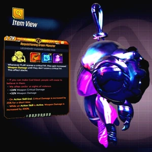 (XBOX) Borderlands 3 ❗MODDED Requisando❗Green Monster 👽 LVL 65 ✨ M10 - Imagen 1 de 1
