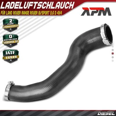 Turbo Ladeluftschlauch für Land Rover Range Rover III Sport 3.6 D 4x4 2006-2013 - Bild 1 von 4