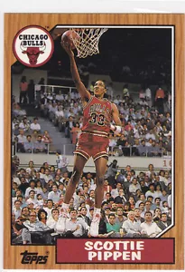Scottie Pippen CHICAGO BULLS RC Archives Basketball TOPPS ROOKIE CARD - Picture 1 of 2