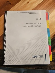 SANS 401 / SEC 401 / GSEC Text Books and Workbooks - 2025 Version Class Version - Picture 1 of 8