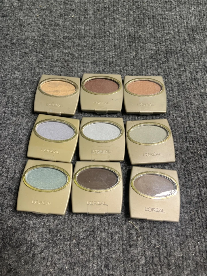 L'Oreal Wear Infinite Single Eye Shadow  Mixed Lot 9 Azure Sable Bark Mint +More - Image 1 of 4