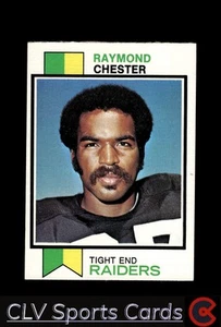 Football sports Topps Raymond Chester Oakland Raiders Near Mint or Better - Picture 1 of 2