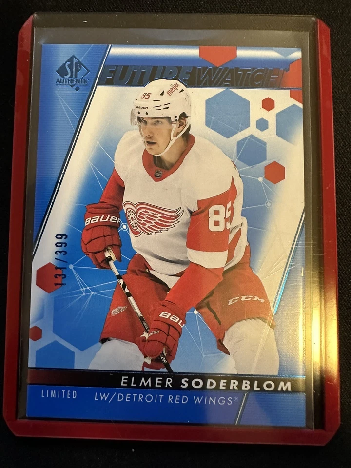 2022-23 SP AUTHENTIC ELMER SODERBLOM FUTURE WATCH LIMITED BLUE 071/399 #145 - Image 1 of 2