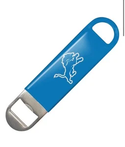 NFL Detroit Lions 7" Vinyl beschichteter Stahl Bar Stil Flaschenöffner - Bild 1 von 3