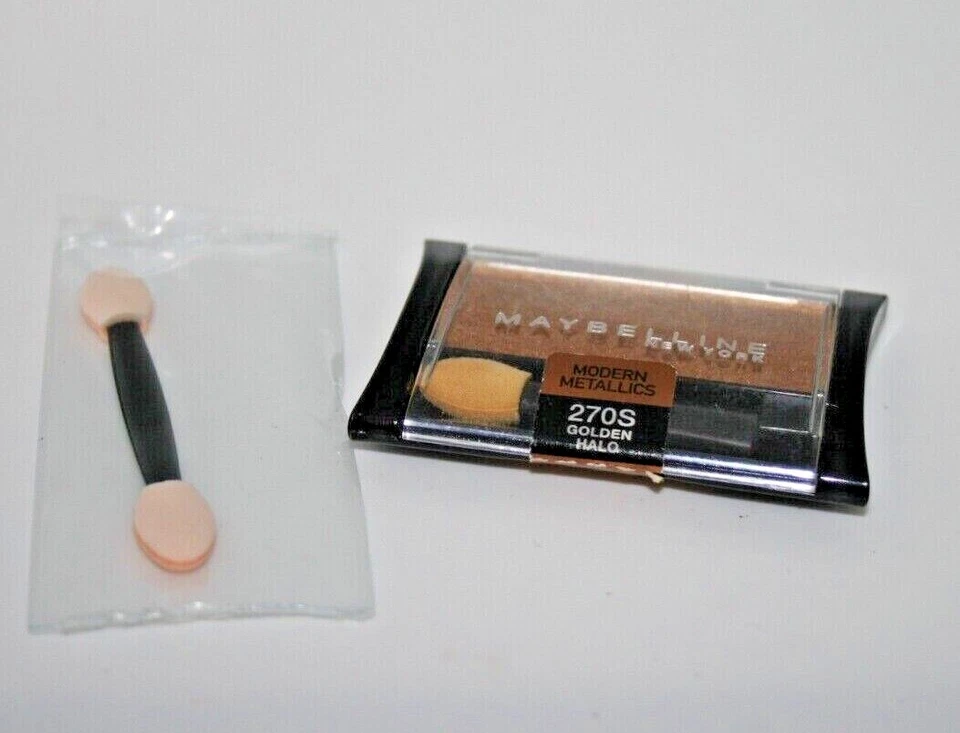 (2 Pack) Maybelline Expert Wear Modern Metallics Eyeshadow 270s Golden Halo