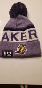 Los Angeles Lakers NBA Ultra Game beanie with pom - Picture 1 of 2