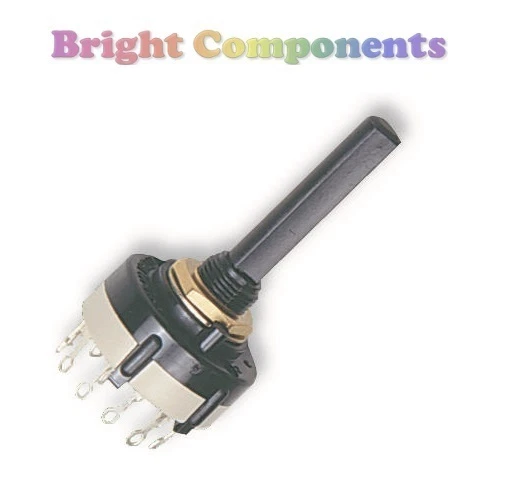 Rotary Switch 3 Pole 4 Way (3P 4W) - Good Quality - UK Seller - Image 1 of 1