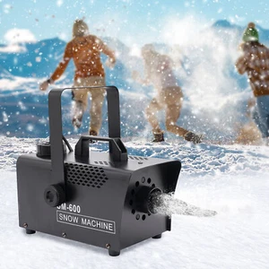 600W Snow Machine Stage Snowflake Maker for Christmas Party Snow Decor w/Remote - Picture 1 of 18