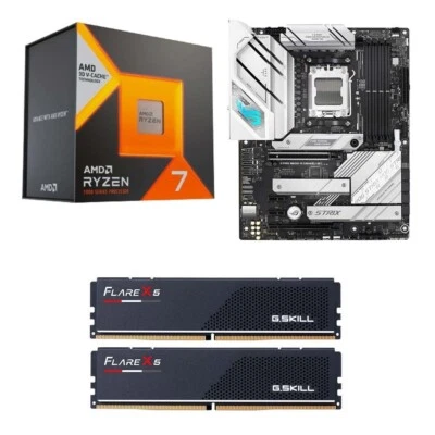 AMD Ryzen 7 7800X3D, ASUS B650-A ROG Strix Gaming WiFi, G.Skill Flare X5 Series - Image 1 of 4