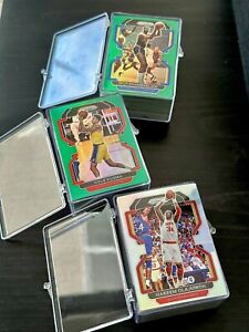 Lot of (174) 2021-22 Panini Prizm Silver and Green Parallels + Stars & Rookies