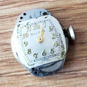 Bulova 6BO 1952 L2 BXW 17 Jewel Swiss Watch Mechanical Movement Vintage WP2 - Picture 1 of 9