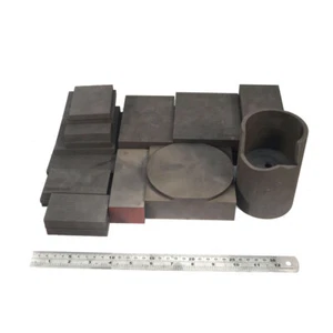 (Lot of 23) Poco Varying Sized Pieces 13.85lb Semiconductor Grade Graphite Blank - Picture 1 of 3