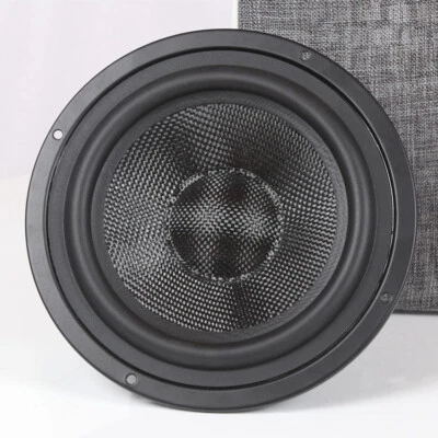 Altavoz woofer medio 4 pulgadas 4Ω 50W ~ 100W altavoz HIFI fibra de carbono lavabo de sonido Foto 1 de 3