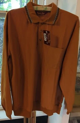 Mens NWT Haband Lions Den Mustard Colored Shirt Size LT Large Tall - Image 1 of 4