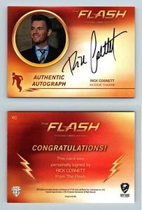 Rick Cosnett As Eddie Thawne #RC The Flash Season 2 Autograph Relic Card - Picture 1 of 1