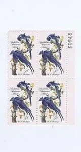 Audubon American Artist, 5 cent, 4 Stamp Block - Picture 1 of 1
