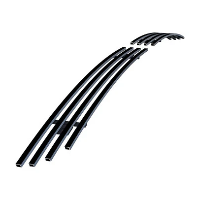 Se adapta a parachoques Chrysler Crossfire 2004-2008 inserto de rejilla de billet negro de acero inoxidable Foto 1 de 4