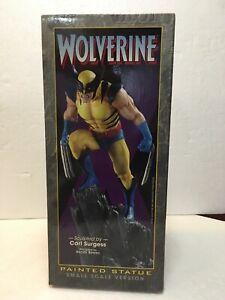 WOLVERINE YELLOW MINI-STATUE BY BOWEN DESIGNS UNOPENED, FACTORY SEALED, NEW MIB