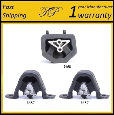 3PCS MOTOR MOUNT FOR 1993 ASUNA GT, SE 1.6L - Image 1 of 4