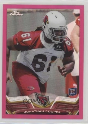 2013 Topps Chrome BCA Pink Refractor /399 Jonathan Cooper #120 Rookie RC - Image 1 of 2