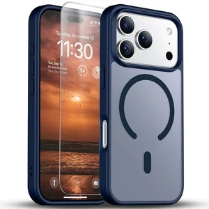 For iPhone 17 Pro Max Case 17 Air 16 Phone Cover Shockproof Frost+Tempered Glass - Picture 1 of 49