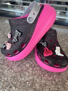 Crocs Crush x Barbie Low Platform Clogs Pink Size Mens 6 Women’s 8 - Picture 1 of 22