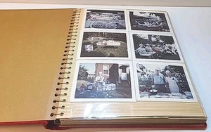 Álbum de fotografías familiares vintage con fotos tarjetas recuerdos y más - Imagen 1 de 23