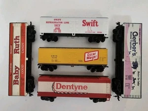 (5) HO 40' Cartellone pubblicitario laterale in legno Reefers, Gerber's, Dentyne, Oscar Mayer, Swift - Foto 1 di 6