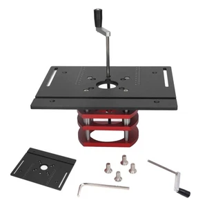 Router Sollevamento Manuale Router Sistema di Sollevamento Router Tavolo Seghetto Inserto Universale - Foto 1 di 10