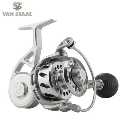 Mulinello da spinning VAN STAAL Ultimate corpo in alluminio VR150 argento - Immagine 1 di 4
