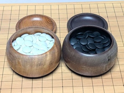 Go Stones Set White & Black with Case  Japanese Igo Game Equipment Classic board - Image 1 of 4