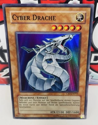 Yu-gi-oh! TCG Karte: Cyber Drache (CRV-DE015) - Super Rare, Deutsch Near Mint - Bild 1 von 2