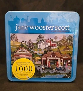 Rompecabezas Jane Wooster Scott "A Ride In The Country" - 1000 piezas en lata de recuerdo - Imagen 1 de 8