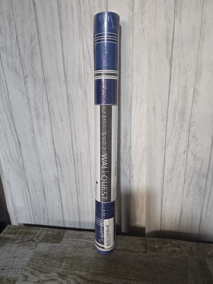 Papel pintado Seabrook Designs a medida a rayas sin pegar Foto 1 de 2