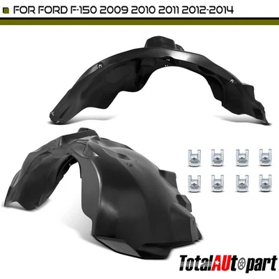 2 шт передних боковых внутренних накладок на крыло брызговик для Ford F-150 2009 2010-2014 - Изображение 1 из 4