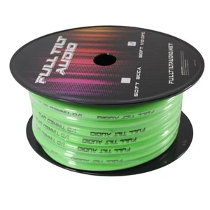 Full Tilt Audio 1/0GA Tinned Oxygen Free Copper Power/Ground Wire Lt. Green Lot - Picture 1 of 3