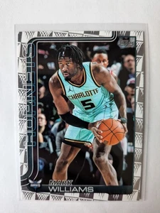 2025-26 Topps NBA Season Tip Off 70 Mark Williams, Charlotte Hornets - Bild 1 von 3