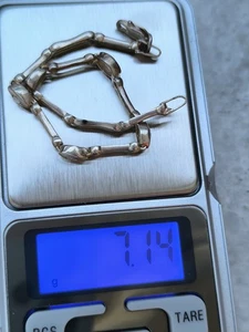 Vintage silver 925 bracelet with crystals 💍7,14 g, Germany  - Picture 1 of 5