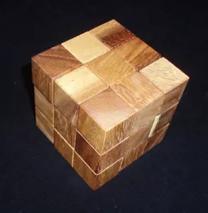 Interlock 4 Stewart Coffin Design wood brain teaser p - Picture 1 of 2