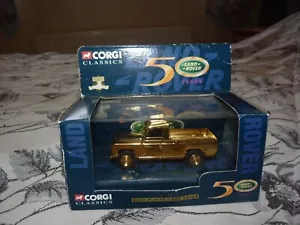 Corgi Classics 07103 Gold Plated Land Rover Pickup- MIB 1:43 - Picture 1 of 5
