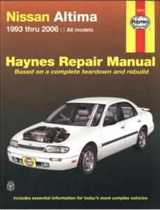 Manuale Haynes Nissan Altima 1993-2006 Officina Servizio Riparazione - Foto 1 di 5