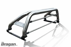 Roll Bar + LED Light + LED Brake Light For Isuzu D-Max Rodeo 07 - 12 Stainless - Picture 1 of 8