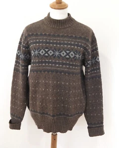 Strick Pullover Grösse L Herren Island Norweger Style K087 - Bild 1 von 3