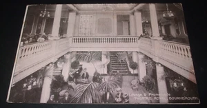 Alte Postkarte LOUNGE & PROMENADE THEATER ROYAL BOURNEMOUTH Dorset - Bild 1 von 2