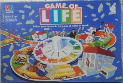 Vintage 1997 MB Games Game of Life board game. - Image 1 of 2