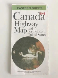 Vintage 1973 Canada Highway Map Eastern Sheet Northeastern U.S. Government Bureau - Bild 1 von 5