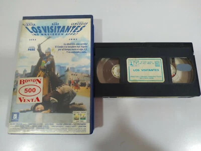 Los Visitatori Jean Reno Christian Clavier - VHS Nastro Spagnolo - 2T - Immagine 1 di 3