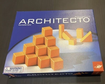 Architecto, Brain Builders Series 3D Block Building Logic Puzzle Game FoxMind - Image 1 of 3